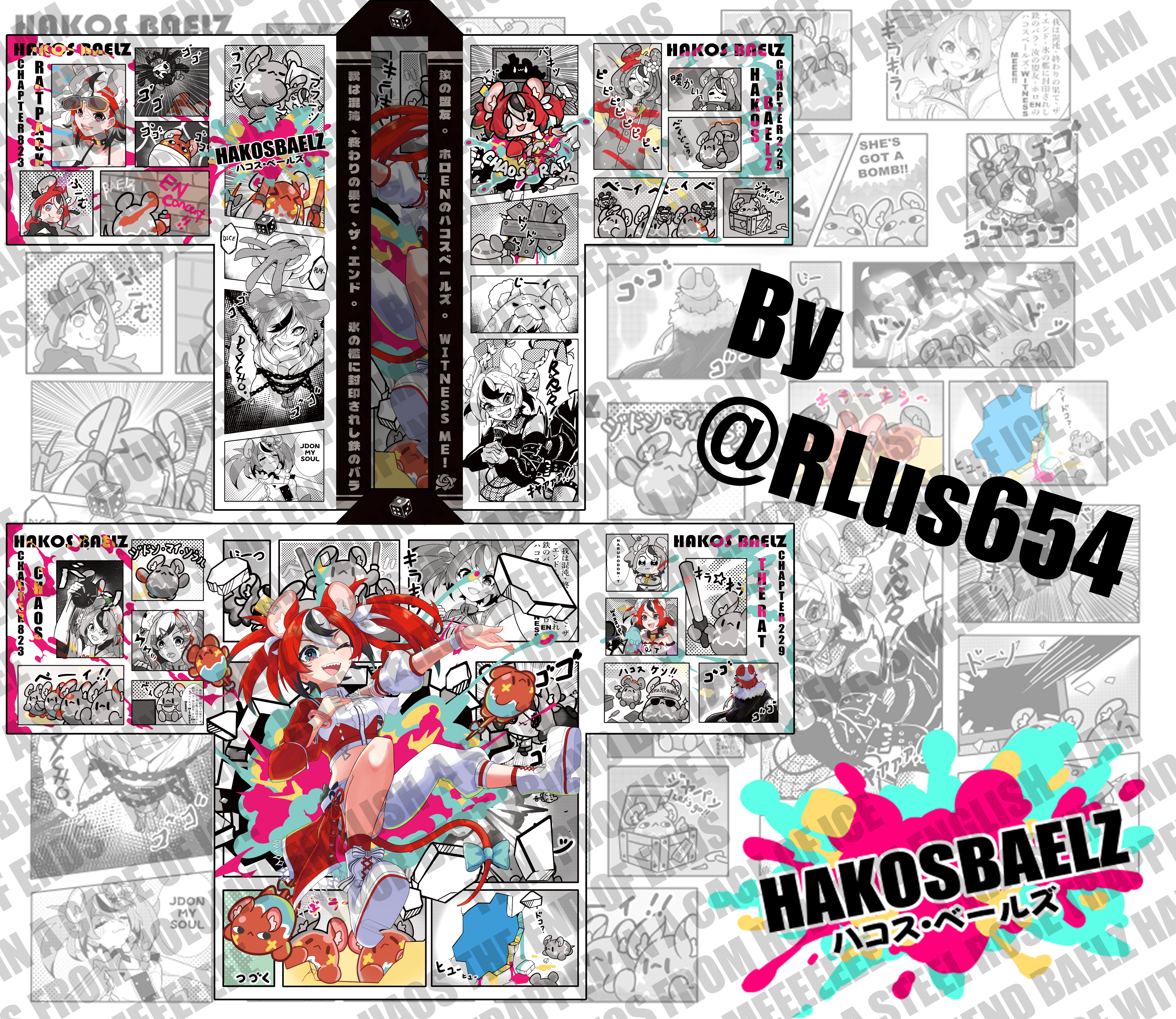 Preorder] Hakos Baelz Fan Happi (Manga ver.) 2026 BLACK AND WHITE