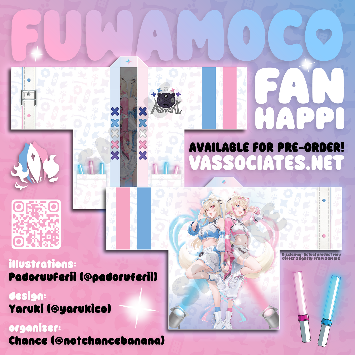 Fuwamoco 2026 Unofficial Fan Happi