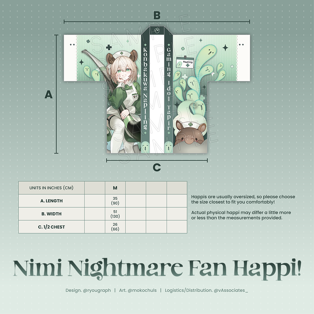 Unofficial Nimi Nightmare Fan Happi Rerun