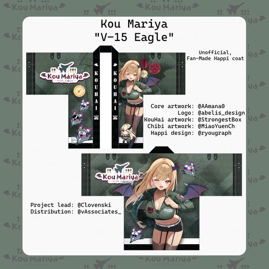 Kou Mariya V-15 Eagle Fan Happi