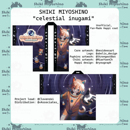 Shiki Miyoshino Celestial Inugami Fan Happi