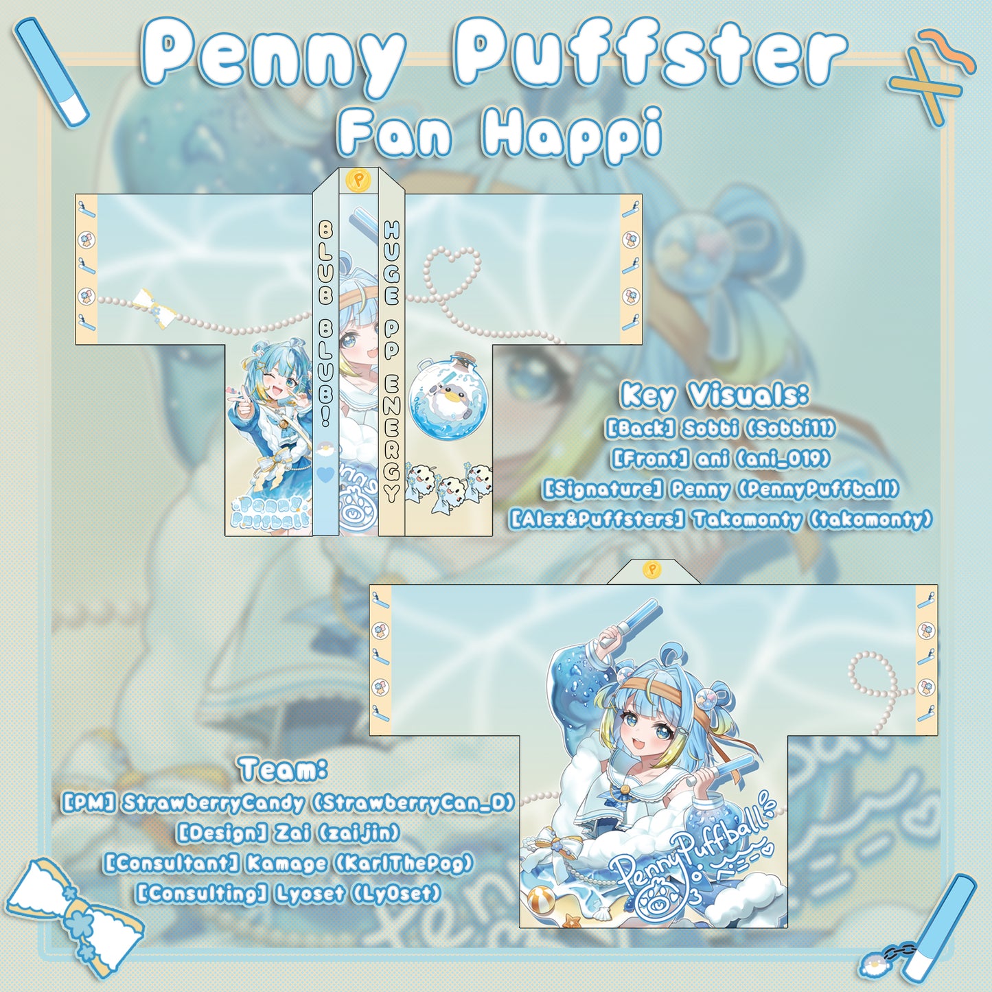 [Preorder] Penny Puffball Fan Happi