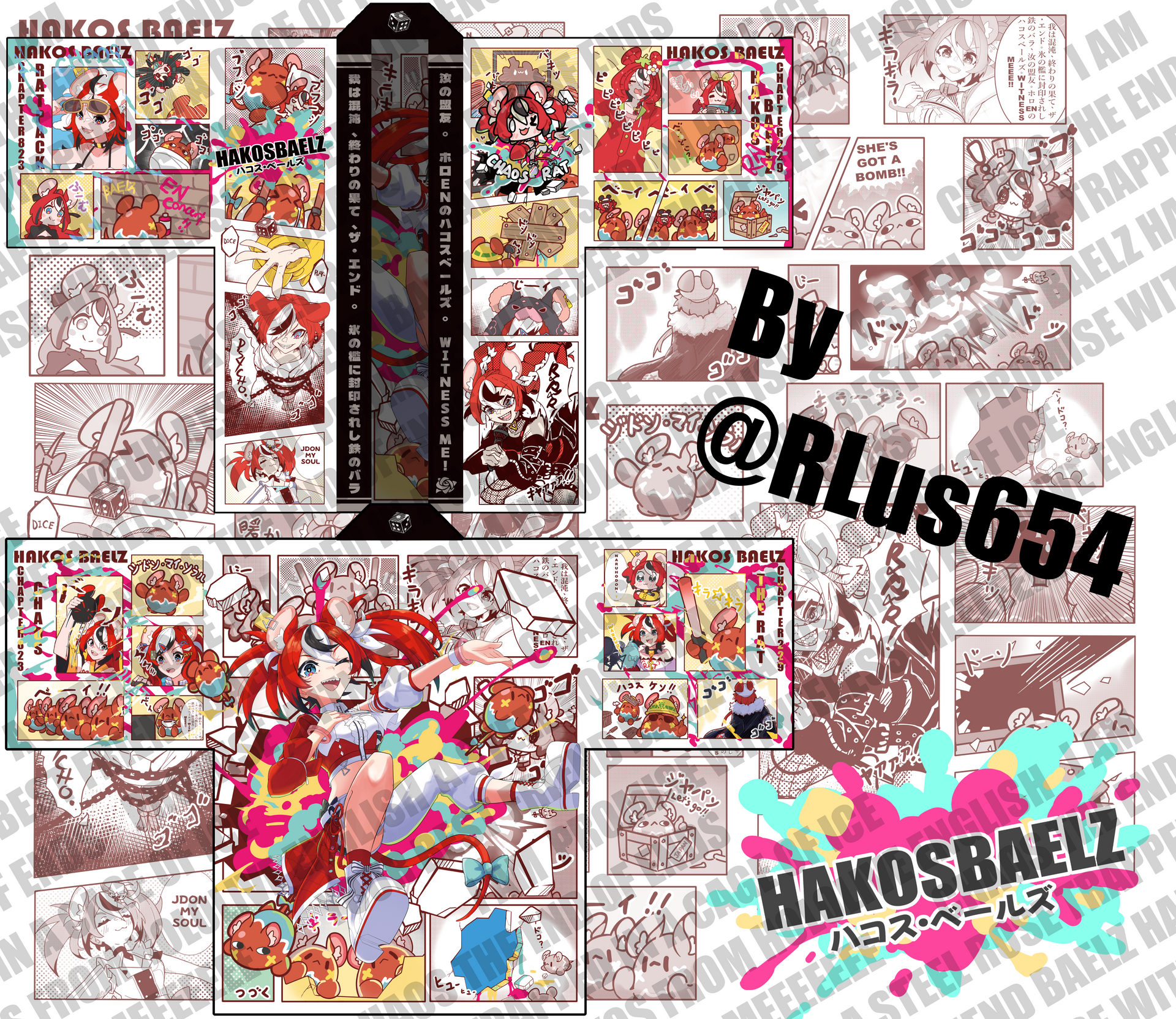 Hakos Baelz Fan Happi (Manga ver.) 2026 COLORED VERSION v2