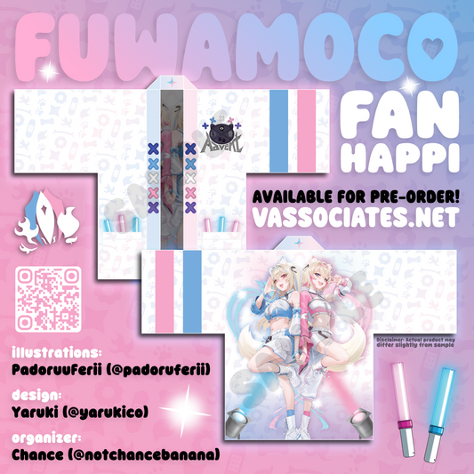 [Preorder] Fuwamoco 2026 Unofficial Fan Happi