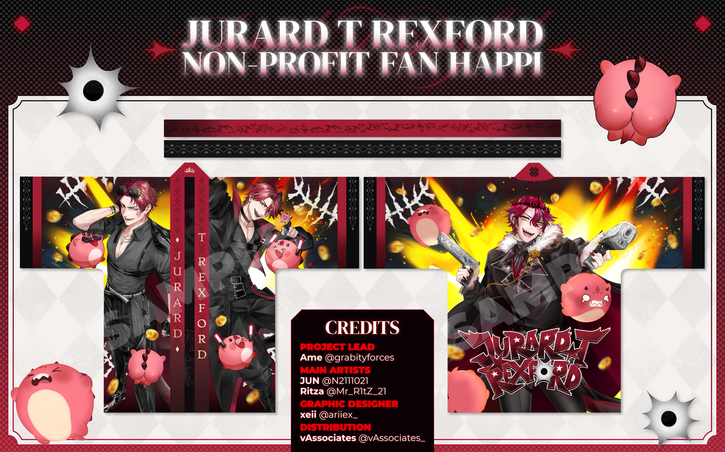 [Preorder] Jurard T Rexford Fan Happi