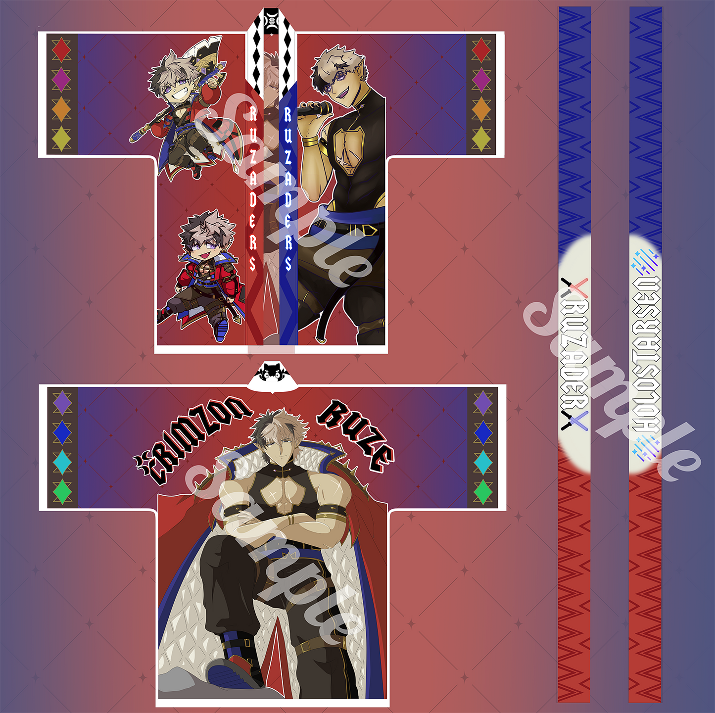 [Preorder] Crimzon Ruze Fan Happi