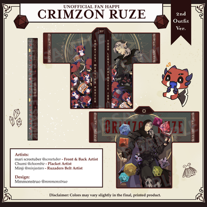 [Preorder] Crimzon Ruze Fan Happi Second Outfit ver.
