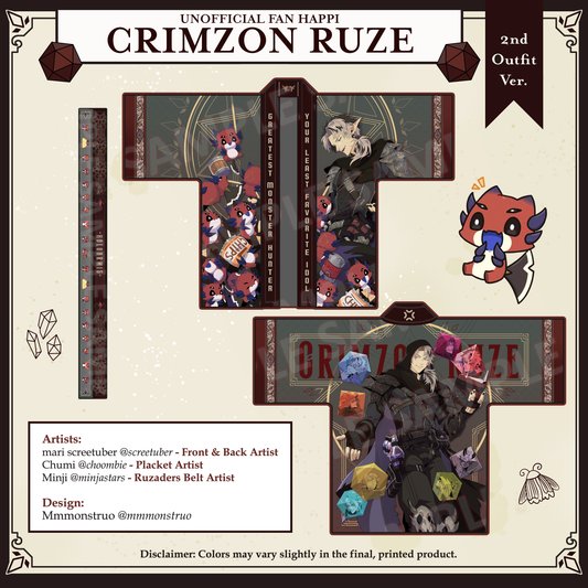 [Preorder] Crimzon Ruze Fan Happi Second Outfit ver.