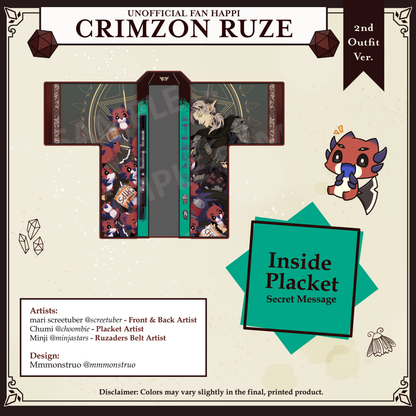 [Preorder] Crimzon Ruze Fan Happi Second Outfit ver.