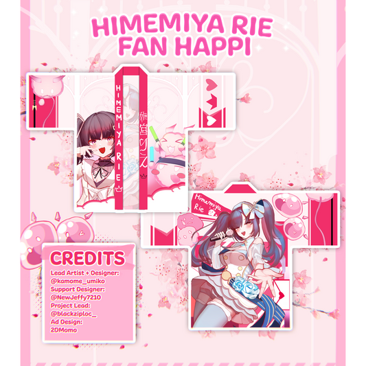 [Preorder] Unofficial Himemiya Rie Fan Happi