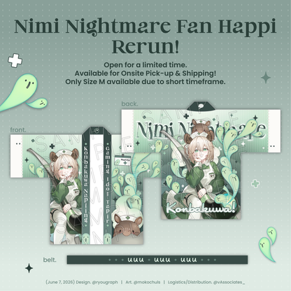 [Preorder] Unofficial Nimi Nightmare Fan Happi Rerun