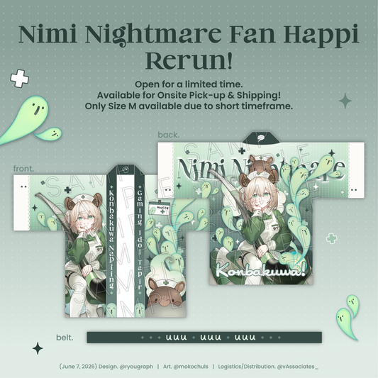 [Preorder] Unofficial Nimi Nightmare Fan Happi Rerun
