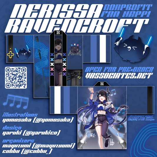 [Preorder] Nerissa Ravencroft 2026 Unofficial Fan Happi